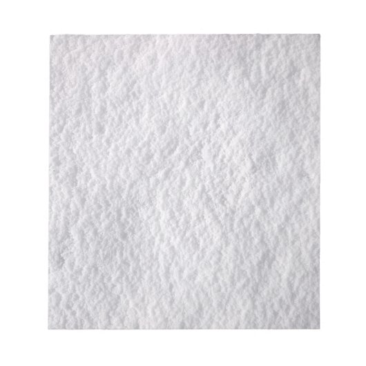 Komplizierte Schneestextur Notizblock (Vorderseite)