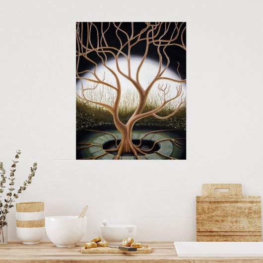 Komplizierte Struktur Poster (Küche)