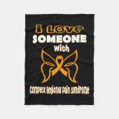 Kompliziertes regionales Schmerzsyndrom Bewusstsei Fleecedecke (Vorderseite)