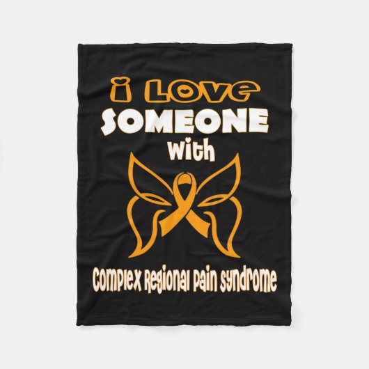 Kompliziertes regionales Schmerzsyndrom Bewusstsei Fleecedecke (Vorderseite)