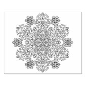 Kompliziertes Snowflake Design Riesenkautschuk Bri Gummistempel (Prägung)