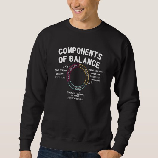 Komponenten der Balance Physical Therapy Physiothe Sweatshirt (Vorderseite)