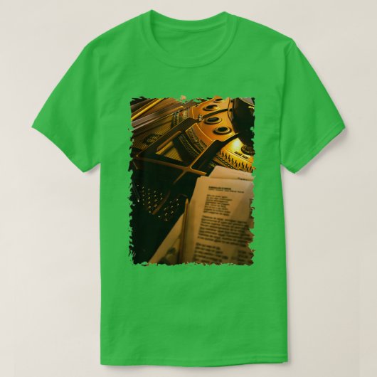 Komponieren am Klavier T-Shirt (Design vorne)