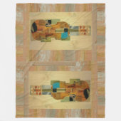 Komponierte Violine Fleecedecke (Vorderseite)