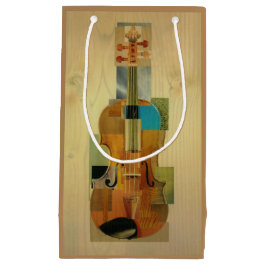 Komponierte Violine Kleine Geschenktüte