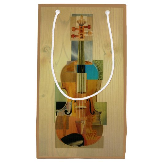 Komponierte Violine Kleine Geschenktüte (Vorderseite)