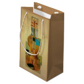 Komponierte Violine Kleine Geschenktüte (Rückseite Schrägansicht)