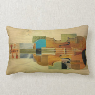 Komponierte Violine Lendenkissen
