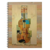 Komponierte Violine Notizblock (Vorderseite)