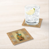 Komponierte Violine Rechteckiger Pappuntersetzer (Vor Ort)