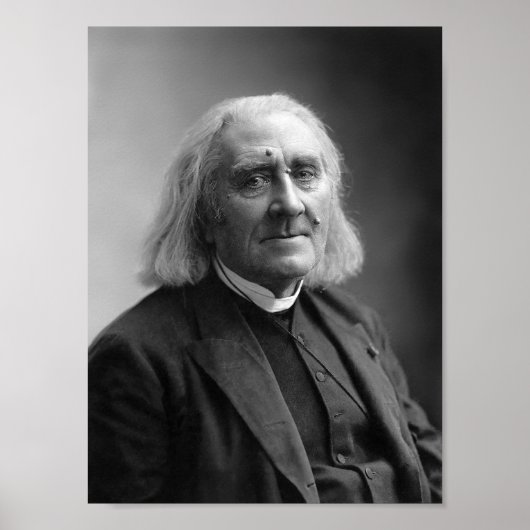Komponist Franz Liszt Portrait - 1886 Poster (Vorne)