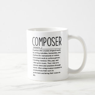 Komponist Kaffeetasse