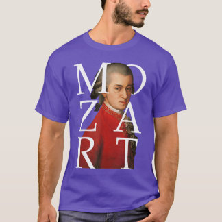 Komponist klassischer Musik Mozart Retro-Freunde T-Shirt
