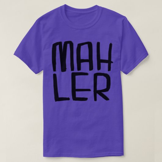 Komponist Mahler T-Shirt (Design vorne)