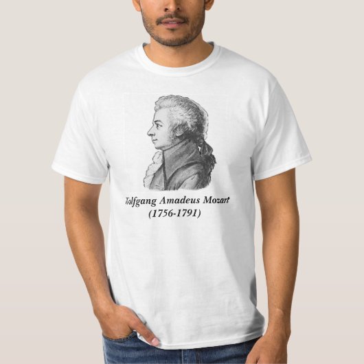 Komponist - Mozart T-Shirt (Vorderseite)