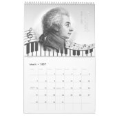 Komponisten Kalender - Composers Calendar (Mär 2027)