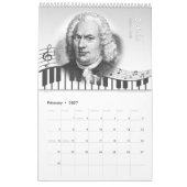 Komponisten Kalender - Composers Calendar (Feb 2027)