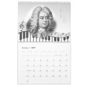 Komponisten Kalender - Composers Calendar (Jan 2027)