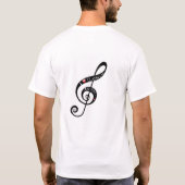 Komponisten stellen die Musik gegenüber T-Shirt (Rückseite)
