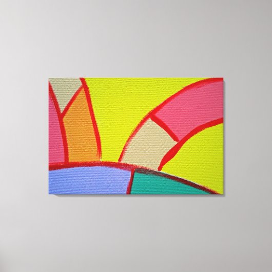 Komposition #11A von Michael Moffa Leinwanddruck (Vorderseite)