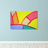 Komposition #11A von Michael Moffa Leinwanddruck (Insitu (Holzboden))