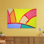 Komposition #11A von Michael Moffa Leinwanddruck (Insitu (Wohnzimmer))