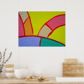 Komposition #11A von Michael Moffa Poster (Küche)