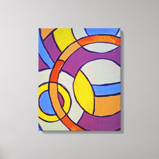 Komposition #14 von Michael Moffa Leinwanddruck (Vorderseite)