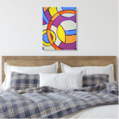 Komposition #14 von Michael Moffa Leinwanddruck (Insitu (Schlafzimmer))