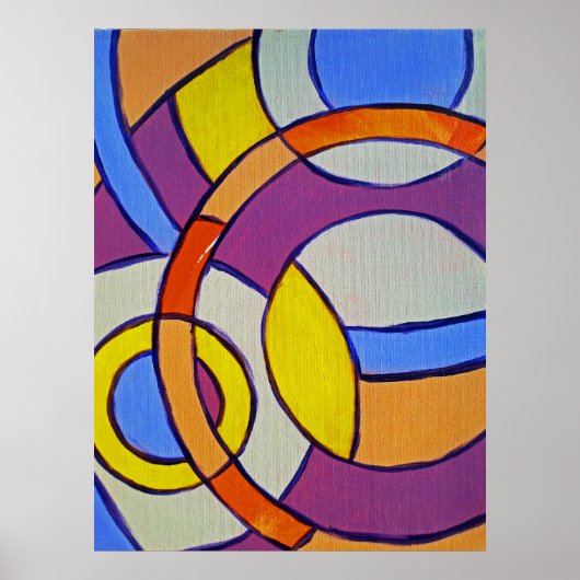 Komposition #14 von Michael Moffa Poster (Vorne)