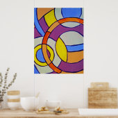 Komposition #14 von Michael Moffa Poster (Küche)