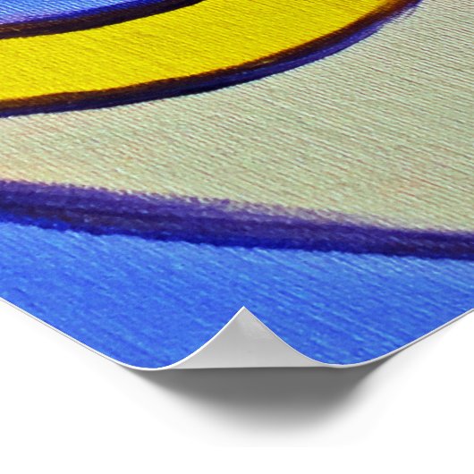 Komposition #14 von Michael Moffa Poster (Ecke)