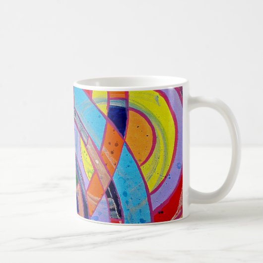 Komposition #15 von Michael Moffa Kaffeetasse (Rechts)