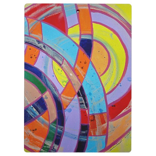 Komposition #15 von Michael Moffa Klemmbrett (Rückseite)