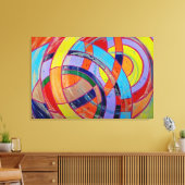 Komposition #15 von Michael Moffa Leinwanddruck (Insitu (Wohnzimmer))