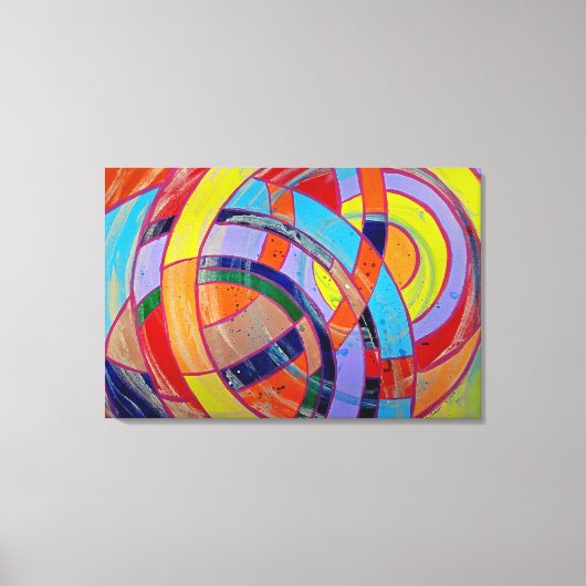 Komposition #15 von Michael Moffa Leinwanddruck (Vorderseite)