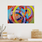 Komposition #15 von Michael Moffa Poster (Küche)