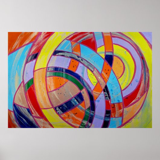 Komposition #15 von Michael Moffa Poster (Vorne)