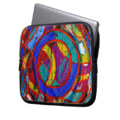 Komposition #17 von Michael Moffa Laptopschutzhülle (Vorderseite Links)