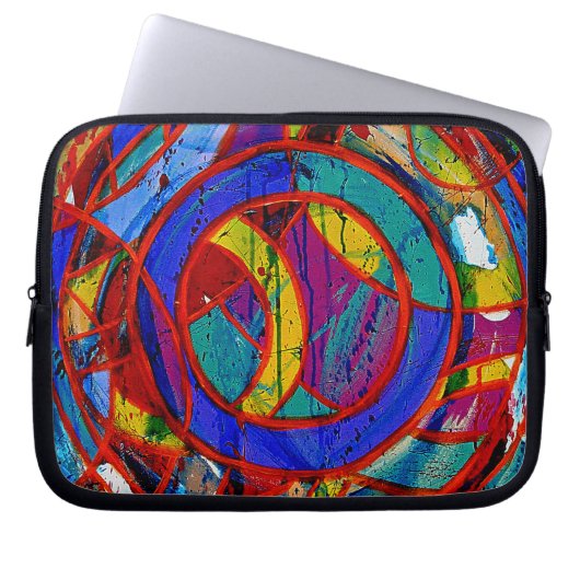 Komposition #17 von Michael Moffa Laptopschutzhülle (Vorderseite)