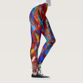 Komposition #17 von Michael Moffa Leggings (Rechts)