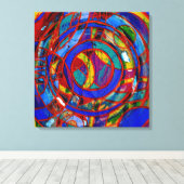 Komposition #17 von Michael Moffa Leinwanddruck (Insitu (Holzboden))