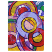 Komposition #19 von Michael Moffa Klemmbrett (Rückseite)