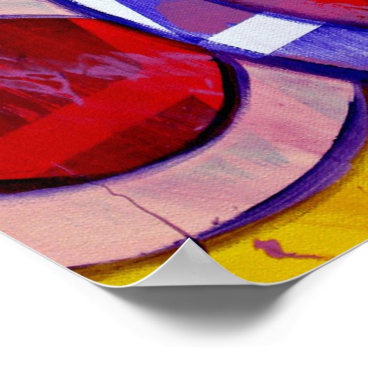 Komposition #19 von Michael Moffa Poster (Ecke)