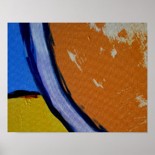 Komposition #1A von Michael Moffa Poster