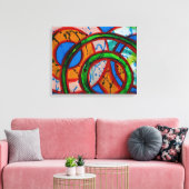 Komposition #20 von Michael Moffa Leinwanddruck (Insitu (Wohnzimmer))