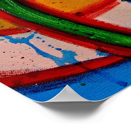 Komposition #20 von Michael Moffa Poster (Ecke)