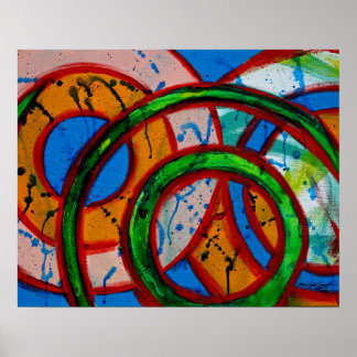 Komposition #20 von Michael Moffa Poster