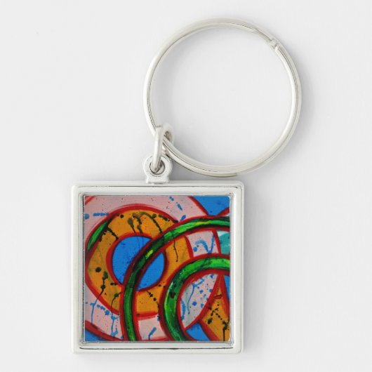 Komposition #20 von Michael Moffa Schlüsselanhänger (Vorne)