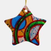 Komposition #20A von Michael Moffa Keramik Ornament (Hinten)